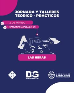 Las Heras: Tuvo un éxito total la convocatoria para la capacitación en maquinaria pesada