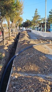 Servicios Públicos amplió la red de agua en un sector estratégico para optimizar el abastecimiento