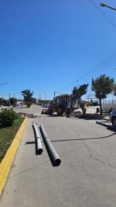 Servicios Públicos amplió la red de agua en un sector estratégico para optimizar el abastecimiento