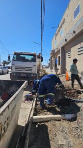 Servicios Públicos amplió la red de agua en un sector estratégico para optimizar el abastecimiento