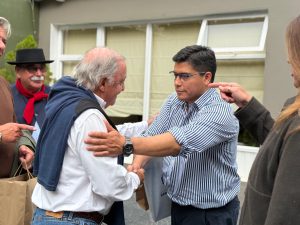 Vidal recibió a Nicolás Pino en Río Gallegos para impulsar el desarrollo del campo santacruceño