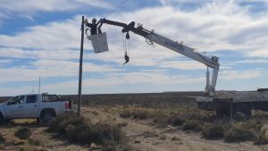 SPSE finalizó trabajos del tendido eléctrico en el puesto fijo de Vialidad Provincial Bajo Jhon