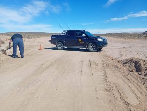 Vialidad Provincial: Intervención inmediata sobre Ruta Provincial N° 47, trabajo coordinado y tránsito restablecido