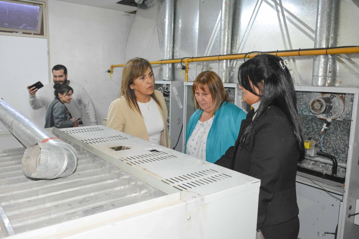 Avanza la renovación total de la calefacción en las Escuelas N°44 y N°46