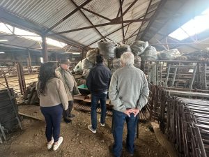 Garay recorrió la estancia y cabaña Cóndor para analizar desafíos del sector ovino
