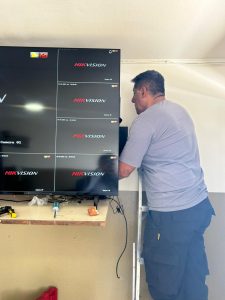 Se instaló un sistema de videovigilancia en el Puesto Sanitario de La Esperanza