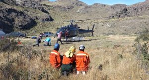 Brigadistas del Consejo Agrario se capacitaron en procedimientos con helicópteros