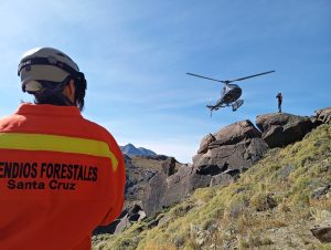 Brigadistas del Consejo Agrario se capacitaron en procedimientos con helicópteros