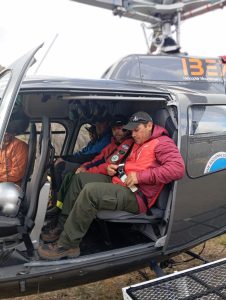 Brigadistas del Consejo Agrario se capacitaron en procedimientos con helicópteros