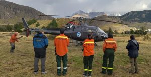 Brigadistas del Consejo Agrario se capacitaron en procedimientos con helicópteros