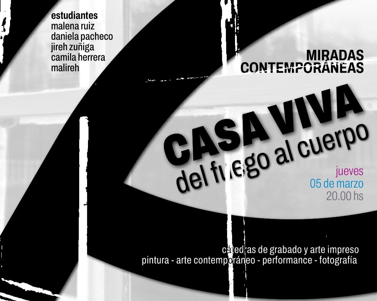Invitan a la inauguración de “Miradas contemporáneas 2026: casa viva - del fuego al cuerpo”