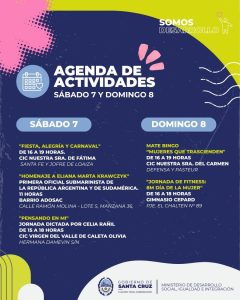 Desarrollo Social impulsa actividades territoriales en el marco del 8M y Carnaval