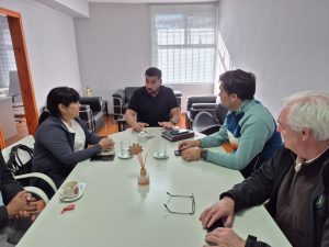 Se llevó adelante una reunión de trabajo con autoridades de Cañadón Seco