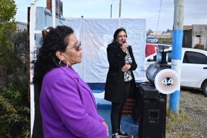 Santa Cruz homenajeó a la submarinista Eliana Krawczyk