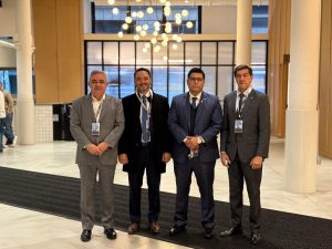 Claudio Vidal comenzó su agenda en Nueva York para mostrar el potencial productivo de Santa Cruz