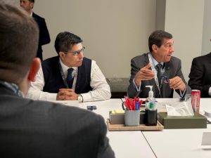 Claudio Vidal comenzó su agenda en Nueva York para mostrar el potencial productivo de Santa Cruz