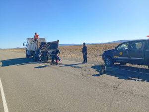Vialidad Provincial continua con trabajos en rutas de la zona de Gobernador Gregores