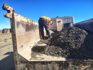 Vialidad Provincial continua con trabajos en rutas de la zona de Gobernador Gregores