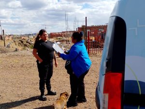 Caleta Olivia: Relevamiento territorial en el marco del Plan Invernal