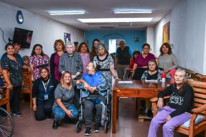 Realizaron jornada de vacunación antigripal en la Residencia Zumalacarregui
