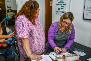 Realizaron jornada de vacunación antigripal en la Residencia Zumalacarregui
