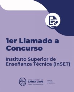 Llaman a concurso para la cobertura de cargos en el InSET