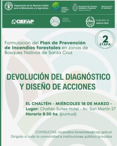 Santa Cruz convoca a la segunda instancia participativa del Plan de Prevención de Incendios Forestales