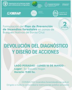 Santa Cruz convoca a la segunda instancia participativa del Plan de Prevención de Incendios Forestales