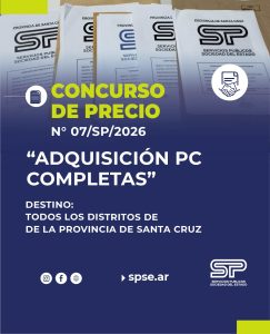 Servicios Públicos realizó la apertura de sobres del Concurso para adquirir equipos informáticos