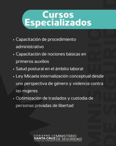 Más de 2.500 efectivos se capacitarán en el marco del Plan Anual de Seguridad 2026