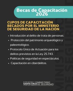 Más de 2.500 efectivos se capacitarán en el marco del Plan Anual de Seguridad 2026