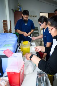 Se realizó una jornada de atención sanitaria para adultos mayores