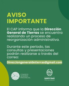 El Consejo Agrario avanza en el ordenamiento de tierras y reorganiza la atención en el área