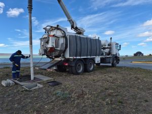 SPSE realizó trabajos de mantenimiento de cloaca y ampliación del suministro hídrico en Río Gallegos