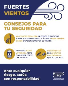 Alerta por fuertes vientos y lluvias: Servicio Públicos emitió recomendaciones