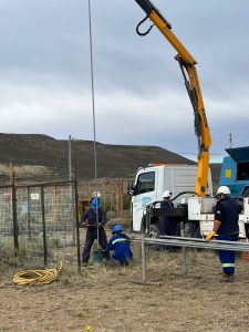 Servicios Públicos: realizan tareas de mantenimiento en pozos de captación en Pico Truncado