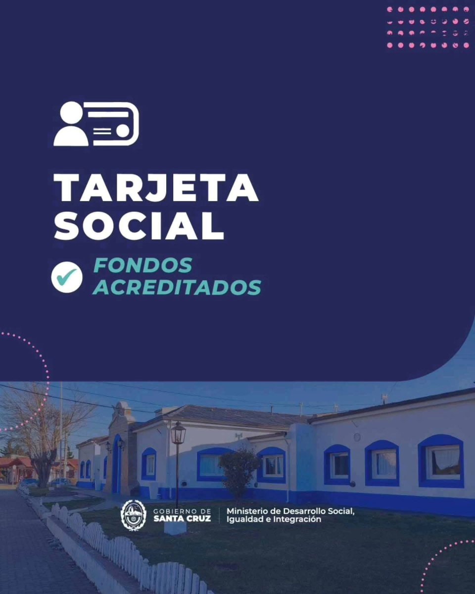 Comunicado: acreditación de Tarjeta Social