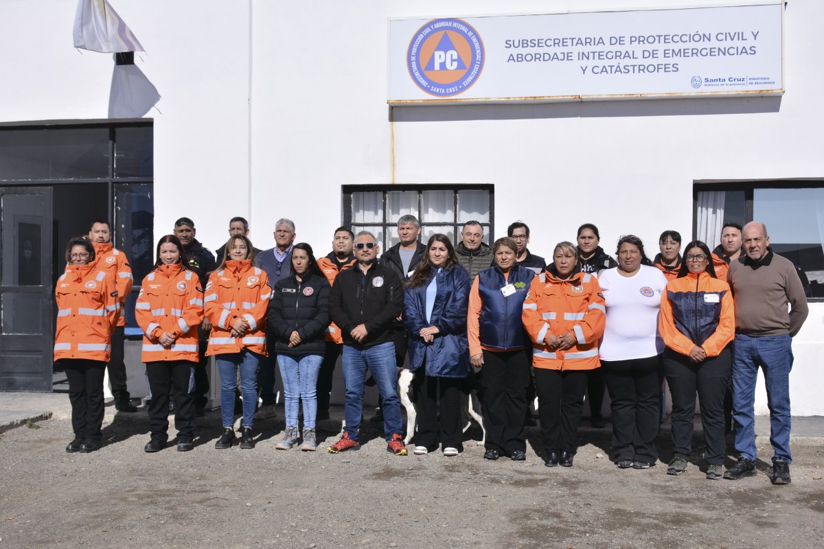 Santa Cruz consolidó el trabajo territorial con el 1° Encuentro de Protecciones Civiles Municipales