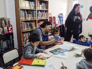 Desarrollo Infantil acompañó el 50° aniversario de la Biblioteca Municipal de Piedra Buena