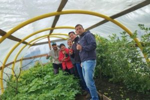 Producción entregó invernaderos sustentables en la Cuenca Carbonífera
