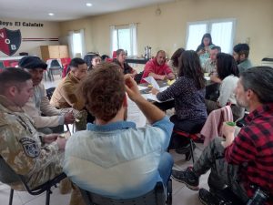 El Consejo Agrario Provincial realizó un taller participativo de prevención de incendios forestales en El Calafate