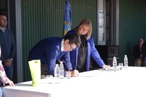 Claudio Vidal desde Jaramillo: “Tenemos que recuperar nuestras vías y convertirlas en una oportunidad para el turismo y el empleo”