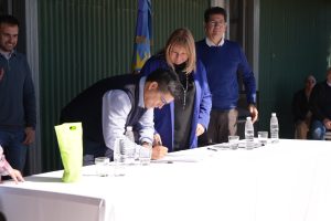 Claudio Vidal desde Jaramillo: “Tenemos que recuperar nuestras vías y convertirlas en una oportunidad para el turismo y el empleo”