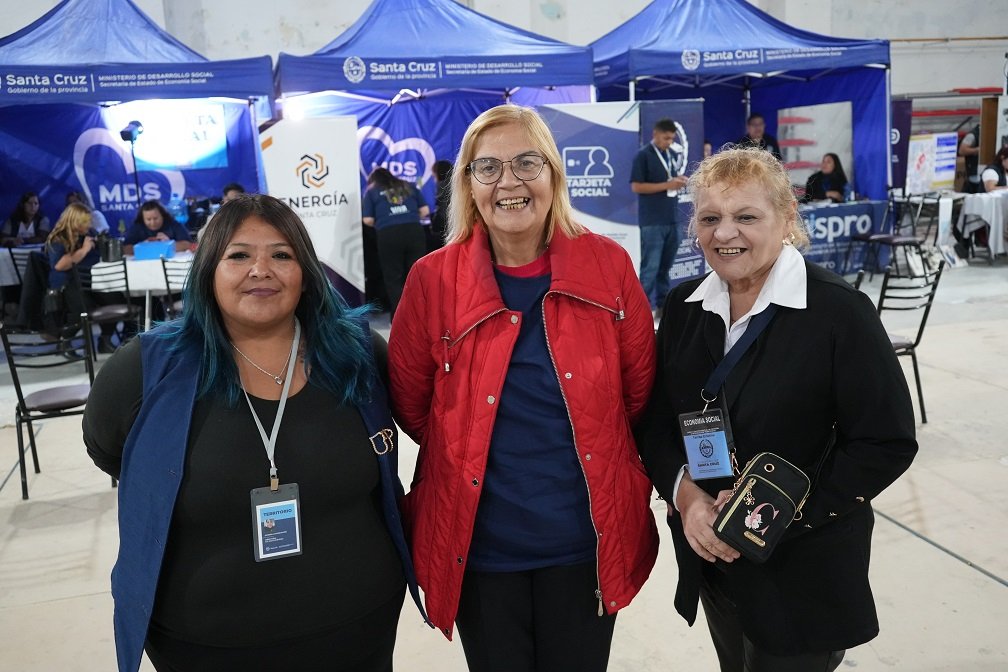 Viva Barrio en Caleta Olivia: emprendedores, servicios y la presencia conjunta de Provincia y Municipio