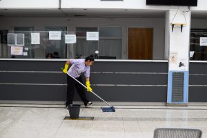 Equipos ministeriales recuperaron espacios públicos y áreas externas del HRRG
