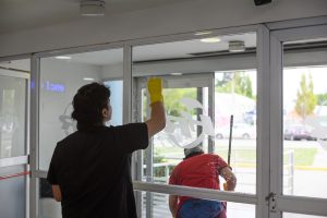 Equipos ministeriales recuperaron espacios públicos y áreas externas del HRRG