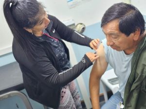 Jornada de vacunación conjunta entre la Caja de Previsión Social y el Ministerio de Salud