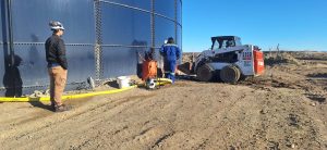 Servicios Públicos en Caleta Olivia realizó obras en el acueducto y tareas clave de mantenimiento en el sistema de agua