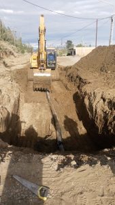 Servicios Públicos en Caleta Olivia realizó obras en el acueducto y tareas clave de mantenimiento en el sistema de agua