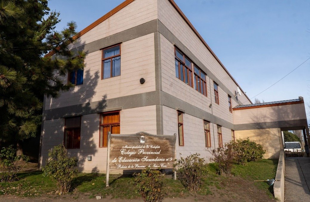 Nueva mejora edilicia para el Colegio Secundario N° 9 de El Calafate